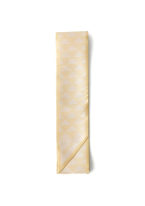 Prada Jacquard silk tie - Yellow