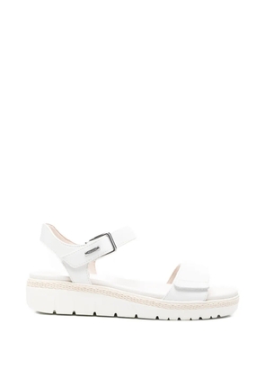TAMARIS logo-appliqué sandals - White
