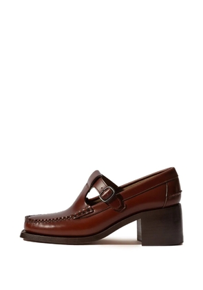 Hereu Alber T-Bar pumps - Brown