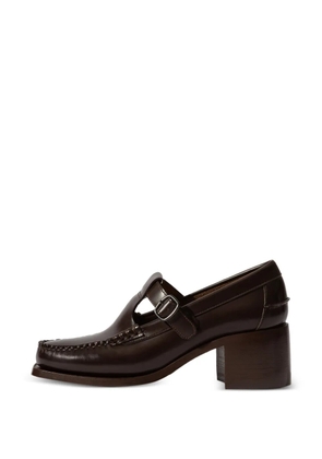 Hereu Alber T-bar loafers - Brown