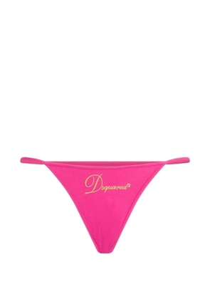 DSQUARED2 logo-detail brief - Pink