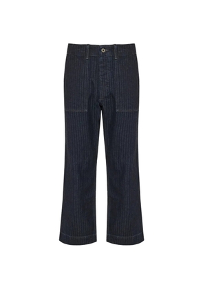 Ralph Lauren RRL patch-pocket cropped jeans - Blue