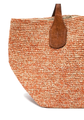 IBELIV Tokyo raffia tote bag - Orange