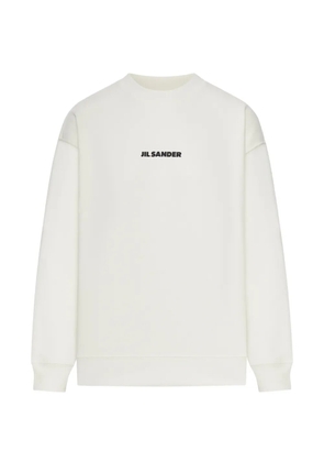 Jil Sander logo-print sweatshirt - White