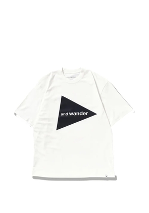 and Wander logo-print T-shirt - White