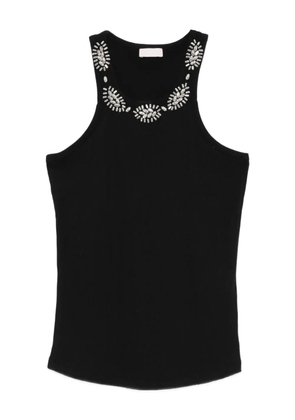 LIU JO embellished top - Black