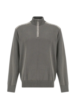 Paul & Shark half-zip cotton sweater - Grey