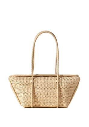 Hereu Forna raffia tote bag - Neutrals