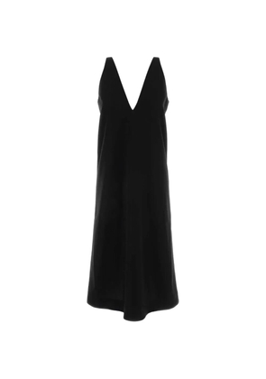 Co V-neck midi dress - Black