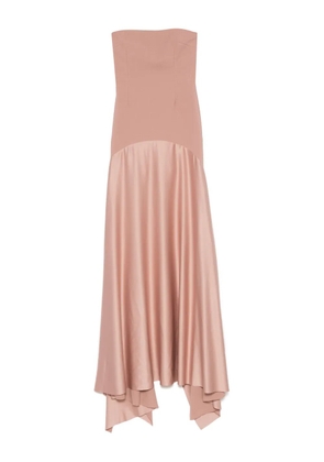 Solace London The Alessandra strapless gown - Pink