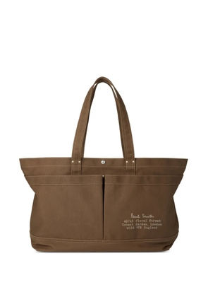 Paul Smith large front-pocket tote bag - Brown