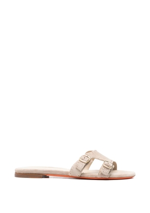 Santoni buckle didi sandal - Neutrals