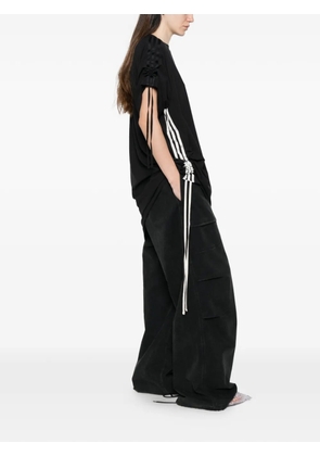 Y-3 stripe sleeve dress - Black