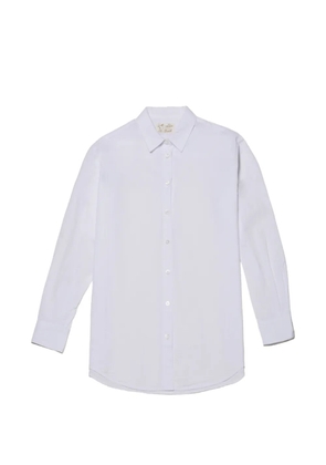 MC2 Saint Barth lettering-embroidered shirt - White