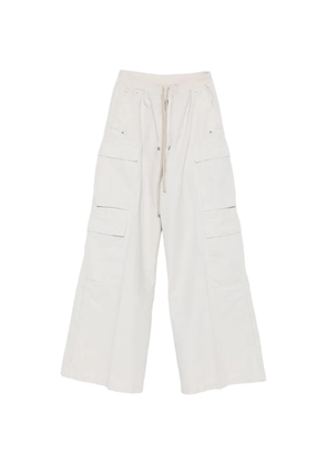 Rick Owens DRKSHDW cargo jumbo trousers - White