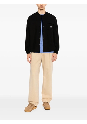 SPORT b. by agnès b. logo-patched shirt jacket - Black