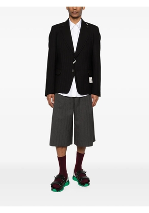 Maison MIHARA YASUHIRO pinstripe two-button blazer - Black