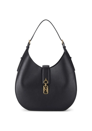 Elisabetta Franchi logo-charm shoulder bag - Black