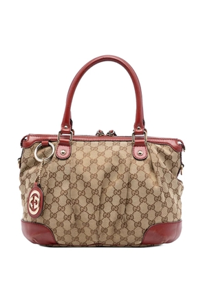 Gucci Pre-Owned 2016-2025 GG Canvas Sukey satchel - Brown