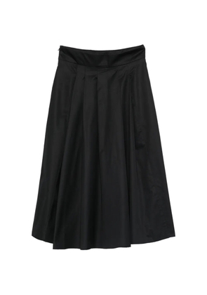 SUSANNE BOMMER pleated midi skirt - Black