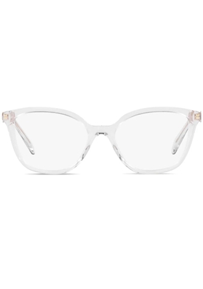 Prada Eyewear geometric-frame glasses - White