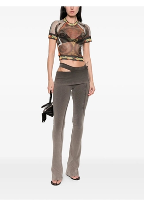 Ottolinger paisley-print T-shirt - Grey