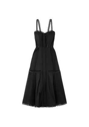 Charo Ruiz Ibiza Dafelle lace trim maxi dress - Black