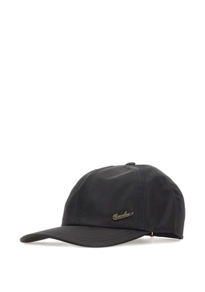 Borsalino metal-logo baseball cap - Black