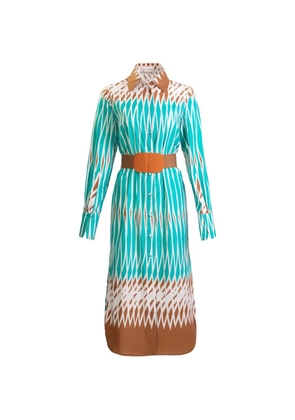 Silvia Tcherassi Ronzone midi dress - Blue