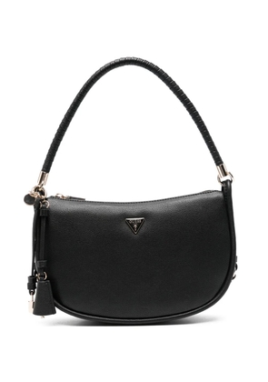 GUESS USA logo-plaque shoulder bag - Black