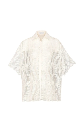 Raquel Diniz Bina lace shirt - Neutrals