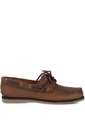 Timberland leather boat shoes - Brown