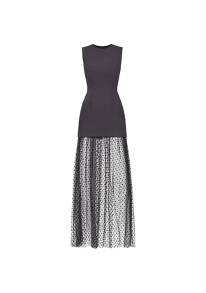 Alexis polka-dot pattern dress - Black