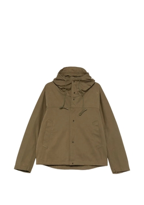 Ten C Shannon zip-up hooded jacket - Green