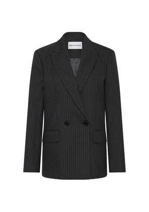 Rebecca Vallance Harri pinstripe double-breasted blazer - Grey
