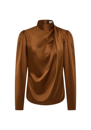 Rebecca Vallance Phoenix Rose long-sleeve top - Brown