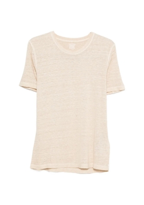 120% Lino crew-neck T-shirt - Neutrals