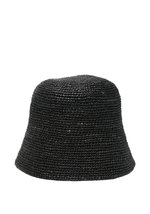 IBELIV raffia bucket hat - Black