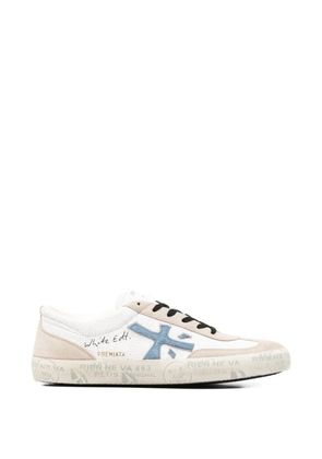 Premiata appliqué sneakers - Neutrals