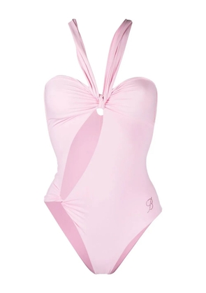 Blumarine knot-detail sleeveless bodysuit - Pink