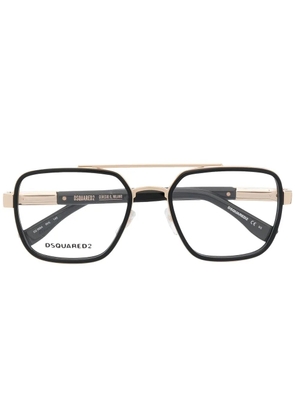 DSQUARED2 EYEWEAR logo-embossed glasses - Black