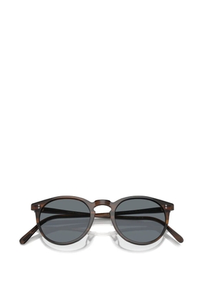 Oliver Peoples round frame sunglasses - Brown