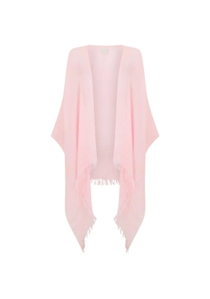 120% Lino fringed scarf - Pink
