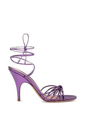 Gianvito Rossi Malé self-tie sandal - Purple