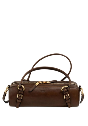 Moschino adjustable detachable strap shoulder bag - Brown