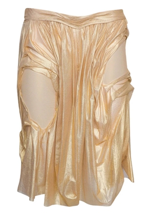 Di Petsa Wetlook skirt - Gold