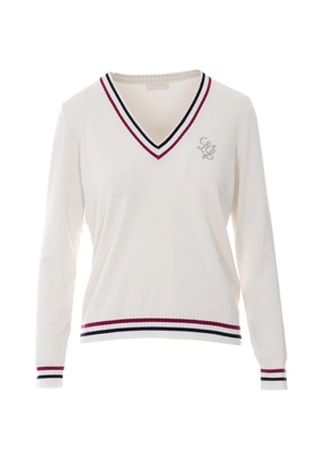 LIU JO V-neck sweater - White