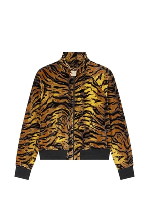 Kenzo tiger velvet-jacquard jacket - Yellow