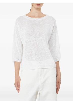 Max Mara Cannone linen sweater - White