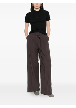 SAMSOE SAMSOE short-sleeve polo top - Black